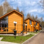 Smaller houses in a row - possibly tiny houses